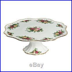 Royal Albert OLD COUNTRY ROSES Pedestal / Footed Cake Plate Stand NEW / BOX
