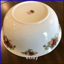 Royal Albert OLD COUNTRY ROSES Porcelain 9 Centerpiece Salad SERVING BOWL Large