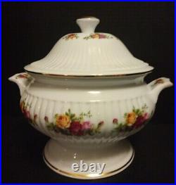 Royal Albert OLD COUNTRY ROSES Porcelain SOUP VEGETABLE Tureen WithLid