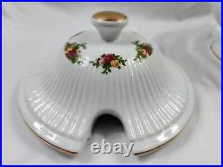 Royal Albert OLD COUNTRY ROSES SOUP VEGETABLE Tureen WithLid 9.5 H
