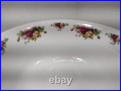 Royal Albert OLD COUNTRY ROSES Sculpted Large Salad Serving Bowl 10 1/2