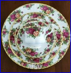 Royal Albert OLD COUNTRY ROSES Set of 4 5 Piece Place Settings