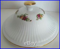 Royal Albert OLD COUNTRY ROSES Soup Tureen with Lid Covered Dish England