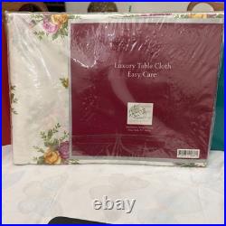 Royal Albert OLD COUNTRY ROSES TABLE CLOTH OBLONG 52 x 70 NWT SEALED 2007 NEW
