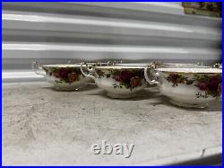 Royal Albert OLD COUNTRY ROSE Cream Soup Cups