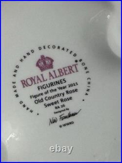 Royal Albert Old Country Rose 2011 Sweet Rose Figurine of the Year RA26 With Box