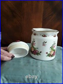 Royal Albert Old Country Rose 3 Piece Canister Set