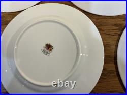 Royal Albert Old Country Rose 8 Luncheon Dessert Plates 1962 Date New