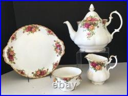 Royal Albert Old Country Rose 8 Place Settings With Tea Set