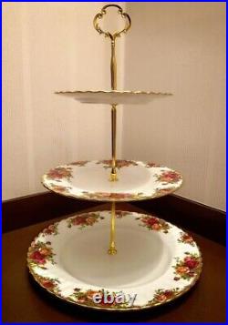 Royal Albert Old Country Rose Cake Stand