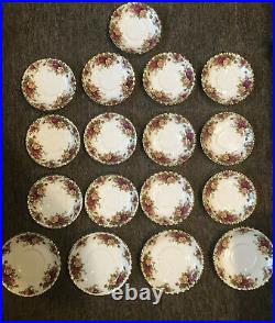 Royal Albert Old Country Rose China Set! 124 pieces! Made in England In 1962