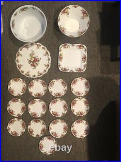 Royal Albert Old Country Rose China Set! 124 pieces! Made in England In 1962