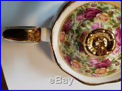 Royal Albert Old Country Rose Chintz Collection teapot bone china. England