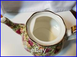 Royal Albert Old Country Rose Chintz Collection teapot bone china. England