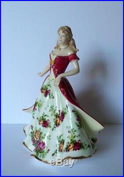 Royal Albert Old Country Rose Figurine The Figure Of The Year For 2008