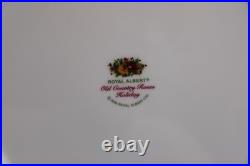 Royal Albert Old Country Rose Holiday 5 Dinner Plates 10 3/8