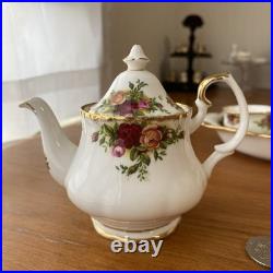 Royal Albert Old Country Rose Miniature Tea Set From Japan