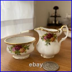 Royal Albert Old Country Rose Miniature Tea Set From Japan