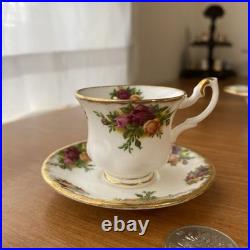 Royal Albert Old Country Rose Miniature Tea Set From Japan