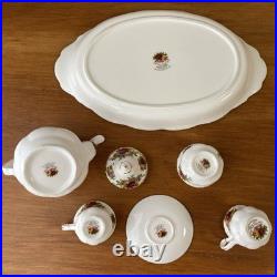 Royal Albert Old Country Rose Miniature Tea Set From Japan