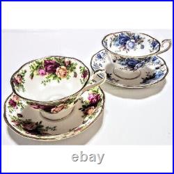 Royal Albert Old Country Rose Moonlight Rose Tea Cup & Saucer set