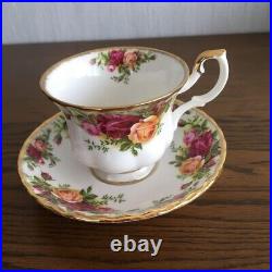 Royal Albert Old Country Rose Plate 27cm Cup Saucer 5 Set