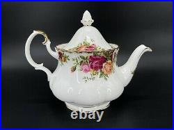 Royal Albert Old Country Rose Small 2 Cups Size Teapot Bone China England Rare