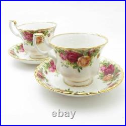 Royal Albert Old Country Rose Tea Cup Saucer 2-Pair Sy10753V From Japan Royal Albert Old Country Rose Tea Cup Saucer 2-Pair Sy10753V From Japan