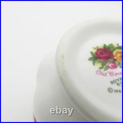 Royal Albert Old Country Rose Tea Cup Saucer 5-Piece Set Gold Colored Flower Uk Royal Albert Old Country Rose Tea Cup Saucer 5-Piece Set Gold Colored Flower Uk