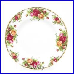 Royal Albert Old Country Rose Tea Cup Saucer Medium Plate 2 Piece Set Dessert Ca