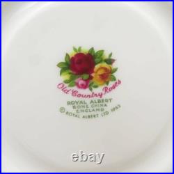 Royal Albert Old Country Rose Tea Cup Saucer Medium Plate 2 Piece Set Dessert Ca