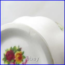 Royal Albert Old Country Rose Tea Cup Saucer Medium Plate 2 Piece Set Dessert Ca