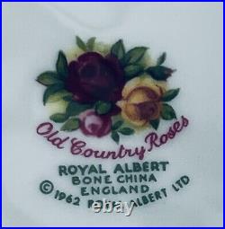 Royal Albert Old Country Rose Tea Set 1970's England-14 PCS (See Description)