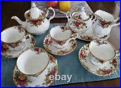 Royal Albert Old Country Rose Tea set (Large teapot)