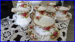 Royal Albert Old Country Rose Tea set (Large teapot) (3)