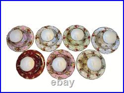 Royal Albert Old Country Rose Teacups & Saucers & Plates 21 Pc Set Bridal Shower