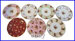 Royal Albert Old Country Rose Teacups & Saucers & Plates 21 Pc Set Bridal Shower