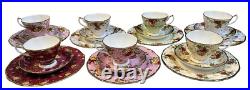 Royal Albert Old Country Rose Teacups & Saucers & Plates 21 Pc Set Bridal Shower