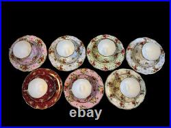 Royal Albert Old Country Rose Teacups & Saucers & Plates 21 Pc Set Bridal Shower