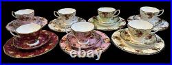 Royal Albert Old Country Rose Teacups & Saucers & Plates 21 Pc Set Bridal Shower