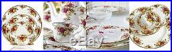 Royal Albert Old Country Roses 100 piece set! UNBELIEVABLE DEAL