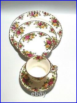 Royal Albert, Old Country Roses 10Pc Bone China Set, 2 Place Settings 1962