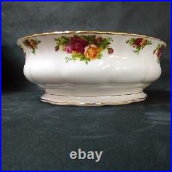 Royal Albert Old Country Roses 10 7/8 Inches across Large Salad Serving Bowl