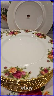 Royal Albert Old Country Roses 10 Dinner Plates