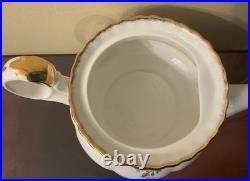 Royal Albert Old Country Roses 10 Teapot RARE CANDLE HOLDER Salt Pepper Creamer