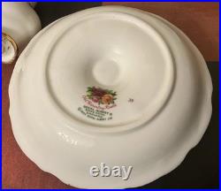 Royal Albert Old Country Roses 10 Teapot RARE CANDLE HOLDER Salt Pepper Creamer
