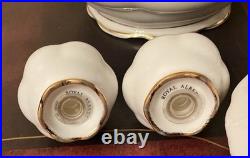 Royal Albert Old Country Roses 10 Teapot RARE CANDLE HOLDER Salt Pepper Creamer