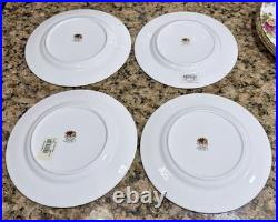 Royal Albert Old Country Roses 12Pc Dinner Salad Dessert Bread Plate England