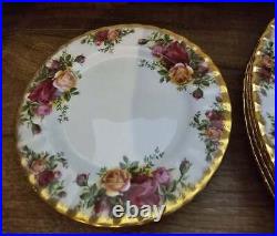 Royal Albert Old Country Roses 12 Pc Plates Set Bone China #1