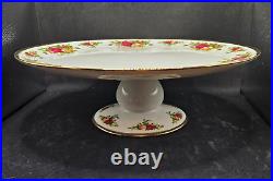 Royal Albert Old Country Roses 12 Pedestal Cake Plate Stand